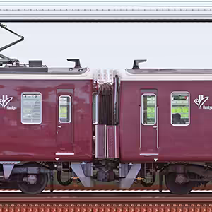 阪急7000系7024編成+8000系8041編成+8040編成(浜側)