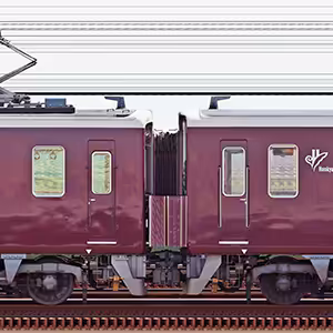 阪急7000系7007編成+8000系8031編成(浜側)