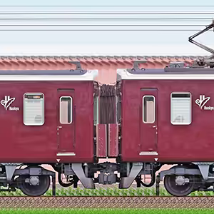 阪急7300系7323編成＋7321編成（東側）