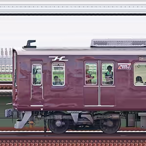 阪急8000系8004編成「Memorial 8000」(浜側)