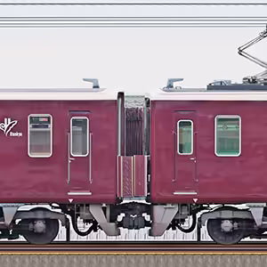 阪急8000系8031編成+7000系7007編成(山側)