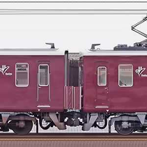 阪急8000系8032編成+7000系7003編成(山側)