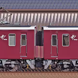 阪急8300系機器更新車8310編成＋8330編成（西側）
