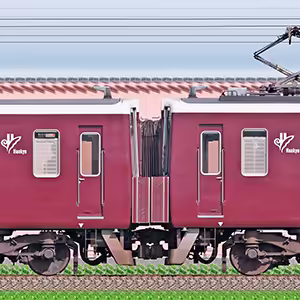 阪急8300系8332編成＋8313編成（東側）