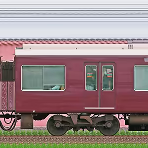 阪急9300系C#9874（号車表示なし）