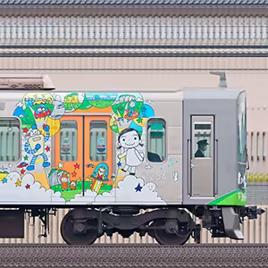 阪神1000系「SDGsトレイン 未来のゆめ・まち号」（2022年）1254