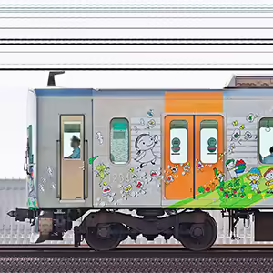 阪神1000系1204編成「SDGsトレイン 未来のゆめ・まち号」(2024年)(浜側)