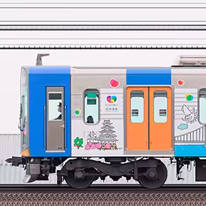 阪神1000系1210編成「阪神なんば線開業10周年記念ラッピング」(浜側)