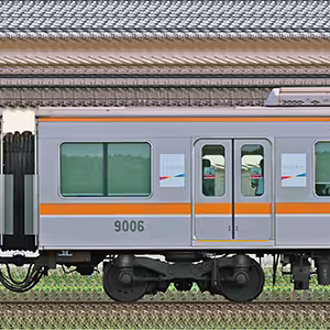 阪神9000系9006「“たいせつ”がギュッと。」ラッピング