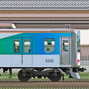 阪神9000系9206「“たいせつ”がギュッと。」ラッピング