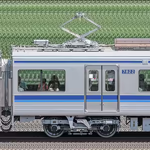 北総鉄道7800形7822（集電装置交換前）