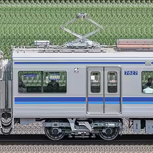 北総鉄道7800形7827（集電装置交換前）