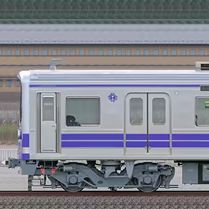 伊豆箱根鉄道5000系5507編成「リンドウ電車」（海側）