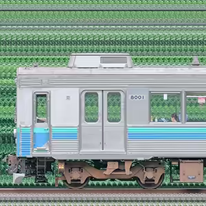 伊豆急8000系TB-1編成(海側)