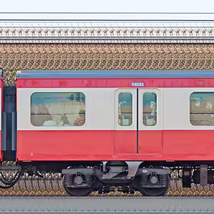 京急電鉄 新1000形（17次車）サハ1203「三浦海岸 河津桜」号