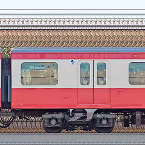 京急電鉄 新1000形（17次車）サハ1206「三浦海岸 河津桜」号