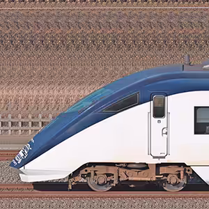 京成AE形AE3編成(スカイライナー運行開始50周年記念装飾・海側)