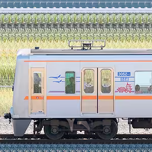 京成3000形（7次車／3050形）3052編成（デザイン変更後・山側）