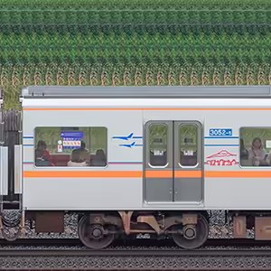 京成3000形（7次車／3050形）3052-5（デザイン変更後）