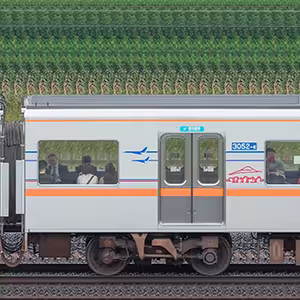 京成3000形（7次車／3050形）3052-6（デザイン変更後）