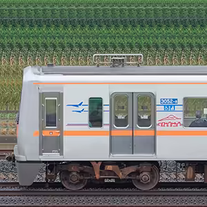 京成3000形（7次車／3050形）3052編成（デザイン変更後・海側）