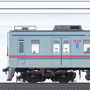 京成3400形3408編成（山側）