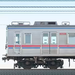 京成3600形3688編成（山側）