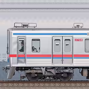 京成3700形(1次車)3708編成(海側)