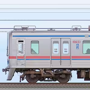京成3700形(4次車)3798編成(海側)