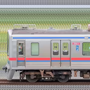 京成3700形(5次車)3818編成(山側)