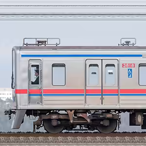 京成3700形(5次車)3818編成(海側)