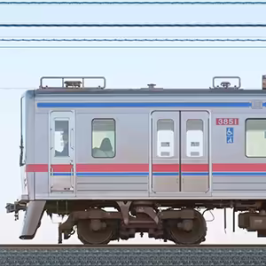 京成3700形(8次車)3858編成(山側)