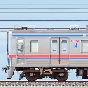 京成3700形(9次車)3868編成(海側)