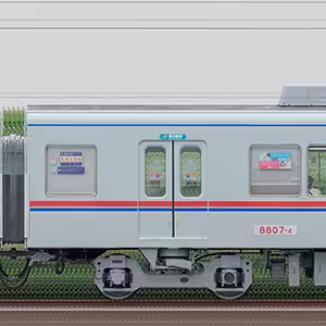 京成8800形サハ8807-4