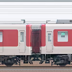 近鉄1233系VE33・1233編成+8810系FL18・8818編成(海側)