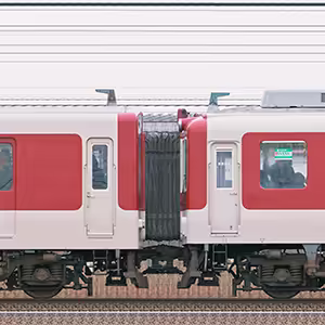 近鉄1249系VE49・1249編成＋8600系X71・8621編成（海側）