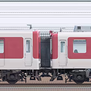 近鉄1249系VE51・1251編成＋8000系L90・8090編成（海側）