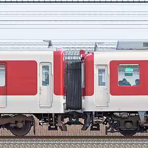 近鉄1252系VE62・1262編成+8600系X56・8606編成(海側)