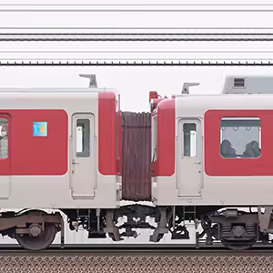 近鉄1252系VE72・1272編成＋8000系L88・8088編成（海側）