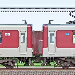 近鉄1620系VG24・1624編成＋1422系VW22・1422編成（北側）