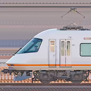 近鉄21000系「アーバンライナーplus」UL02・21102編成+UB03・21703編成(海側)