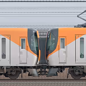 近鉄22000系「ACE」AS08・22108編成＋AS04・22104編成（海側）