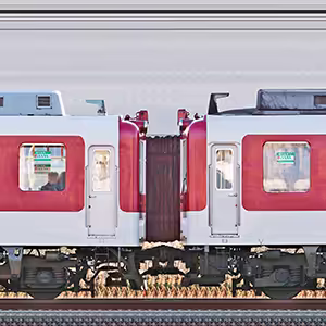 近鉄2410系W18・2418編成＋2610系X16・2616編成 （南側）