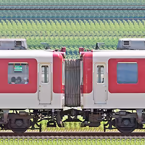 近鉄2430系W38・2432編成＋AG33・2433編成（南側）