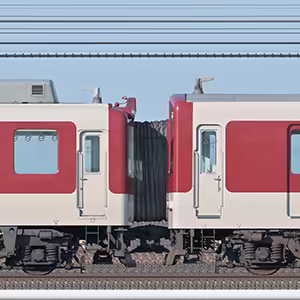 近鉄8000系L90・8090編成＋1249系VE51・1251編成（山側）