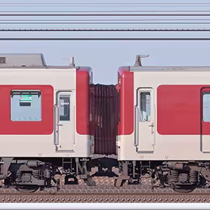 近鉄8810系FL18・8818編成+1233系VE33・1233編成(山側)