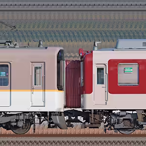 近鉄9020系EW51・9051編成＋2610系X19・2619編成（南側）