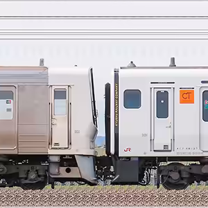 JR九州811系100番台PM110編成＋817系3000番台VM3008編成（逆サイド）