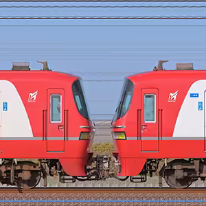 名鉄1200系「パノラマsuper」1012編成＋1800系1809編成（山側）