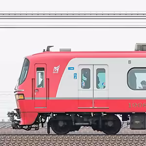 名鉄1800系1808編成＋1200系「パノラマsuper」1015編成（海側）